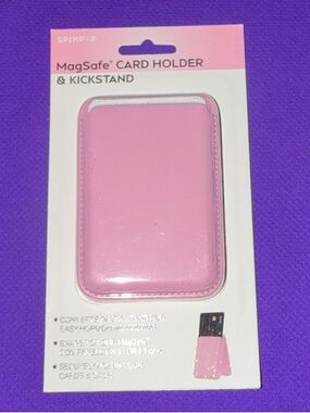 MagSafe Card Holder & Kickstand - Pink